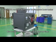 Выпрямитель 12 В 2500 А с таймером и амперчасовым счетчиком