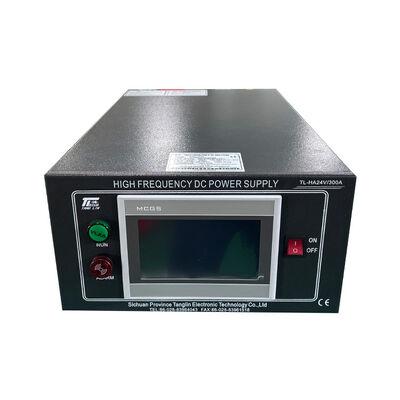 Хорошая цена 24V 300A Электроплавильный выпрямитель с управлением PLC 380V Входное постоянное питание для обработки поверхности онлайн